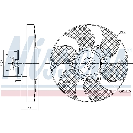 85900 - Fan, radiator 