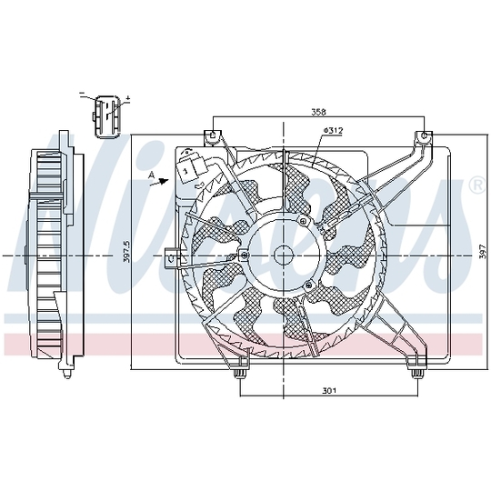 85893 - Fan, radiator 