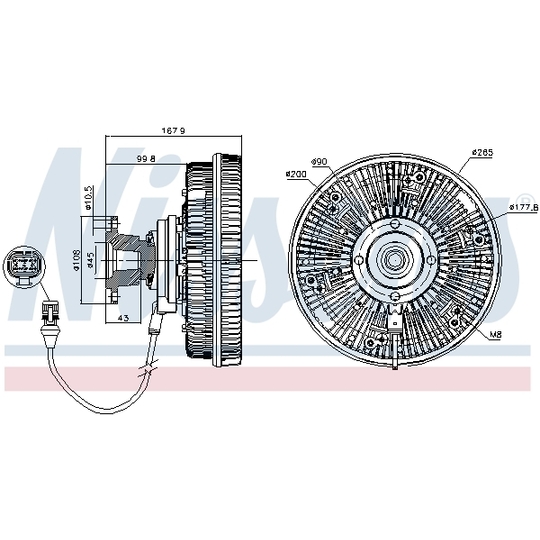 86037 - Clutch, radiator fan 