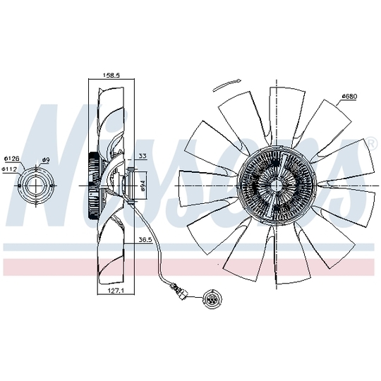 86020 - Fan, radiator 