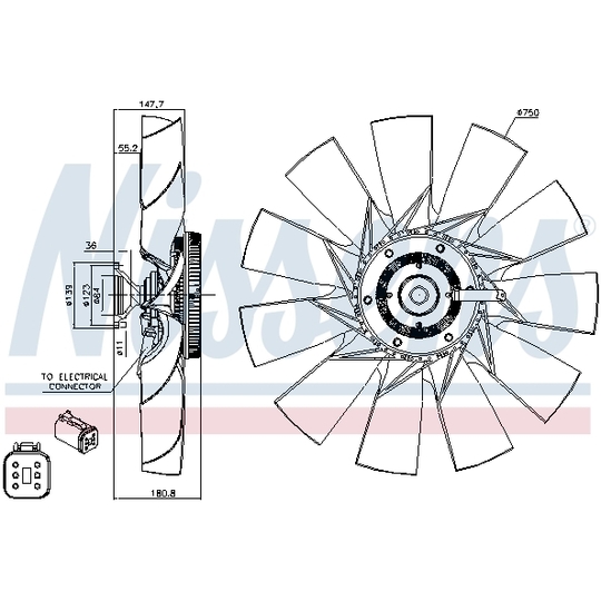 86124 - Clutch, radiator fan 