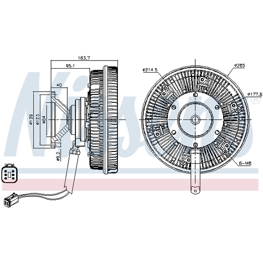 86133 - Clutch, radiator fan 