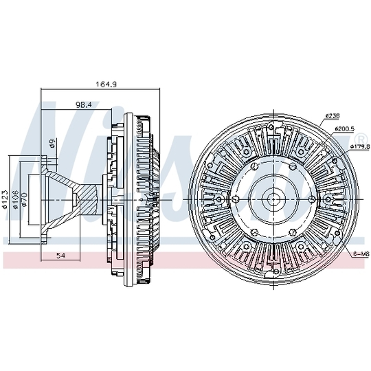 86107 - Clutch, radiator fan 