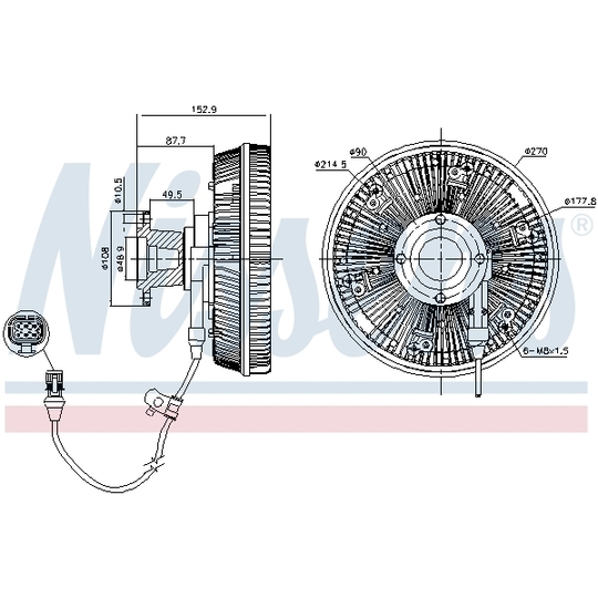 86178 - Clutch, radiator fan 