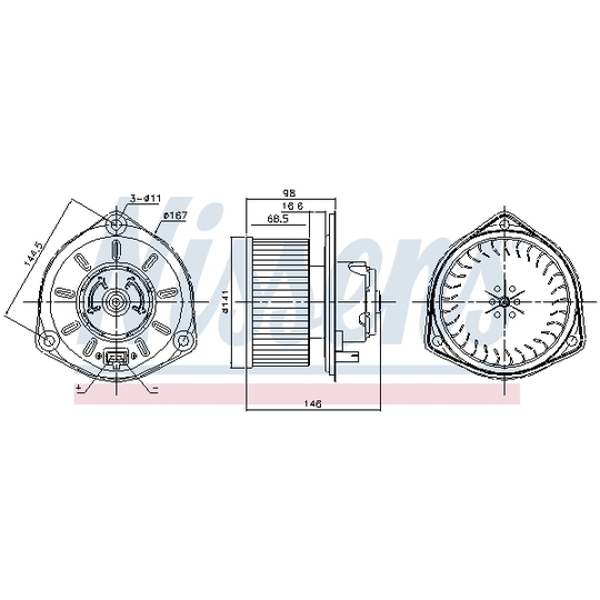 87168 - Interior Blower 