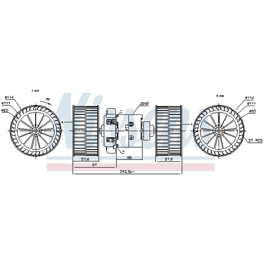 87191 - Interior Blower 