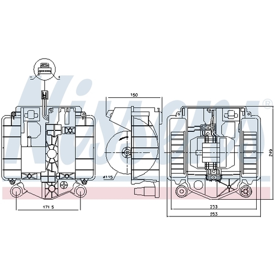 87461 - Interior Blower 