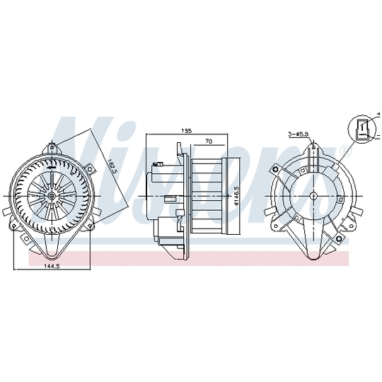 87804 - Interior Blower 