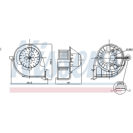 87802 - Interior Blower 