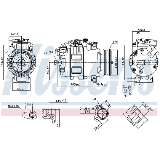 890068 - Compressor, air conditioning 