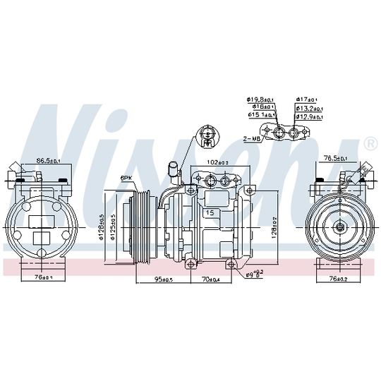 890233 - Compressor, air conditioning 