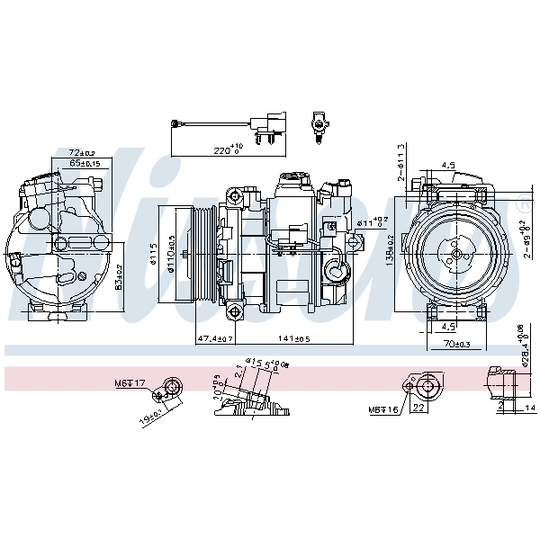 890306 - Kompressor, klimatanläggning 