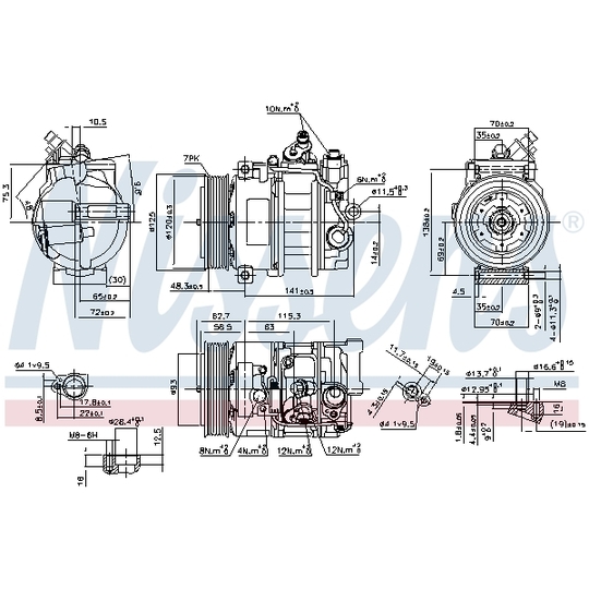 890322 - Compressor, air conditioning 