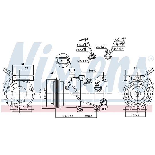 890241 - Compressor, air conditioning 