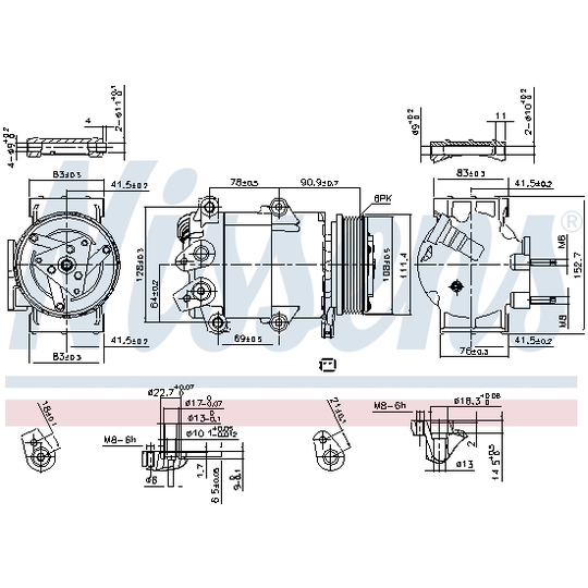 890321 - Compressor, air conditioning 