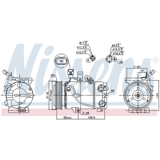 890243 - Compressor, air conditioning 