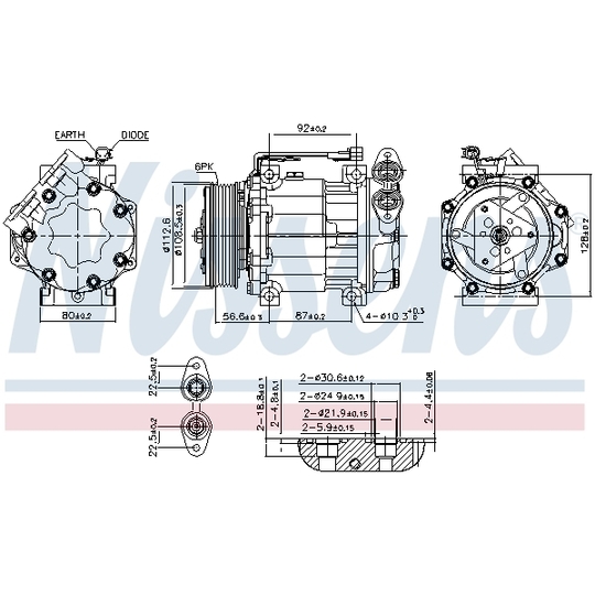 890584 - Kompressor, klimatanläggning 