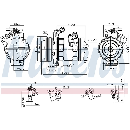890662 - Compressor, air conditioning 