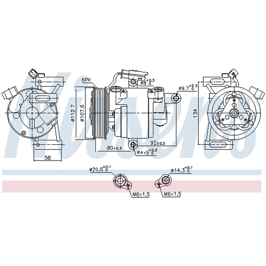 890649 - Compressor, air conditioning 