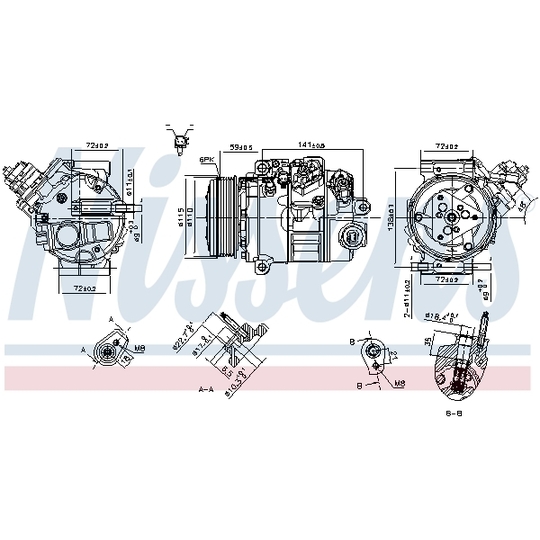 890795 - Compressor, air conditioning 