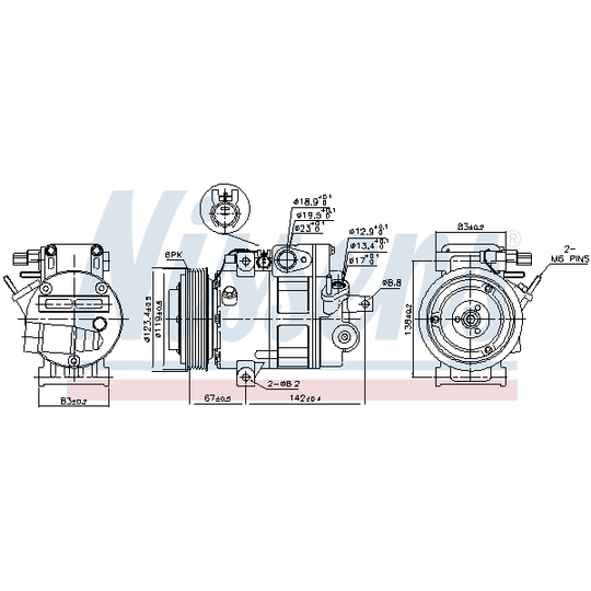 890685 - Compressor, air conditioning 