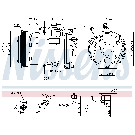 890882 - Compressor, air conditioning 