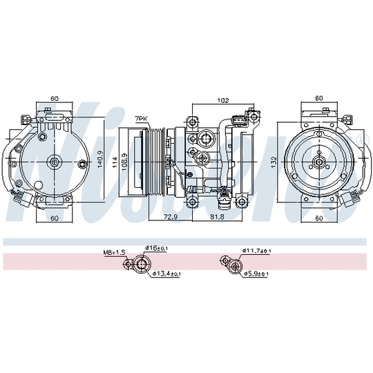 890875 - Compressor, air conditioning 