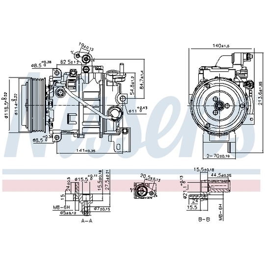 890880 - Compressor, air conditioning 