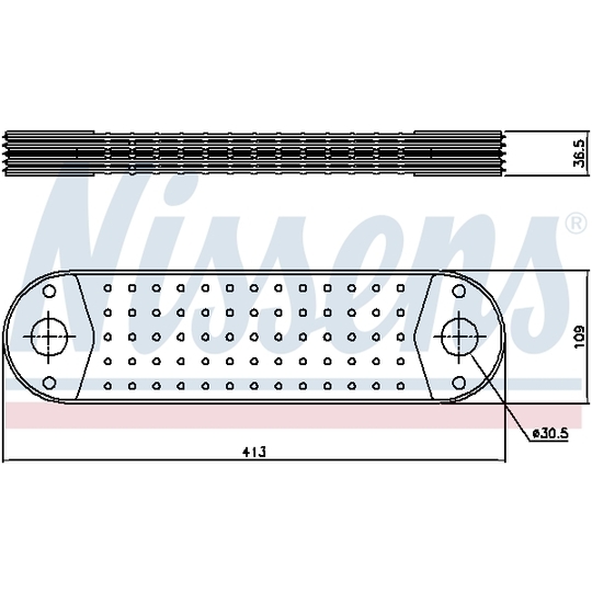 90762 - Oil Cooler, engine oil 