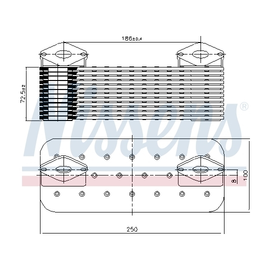 90757 - Õliradiaator, mootoriõli 