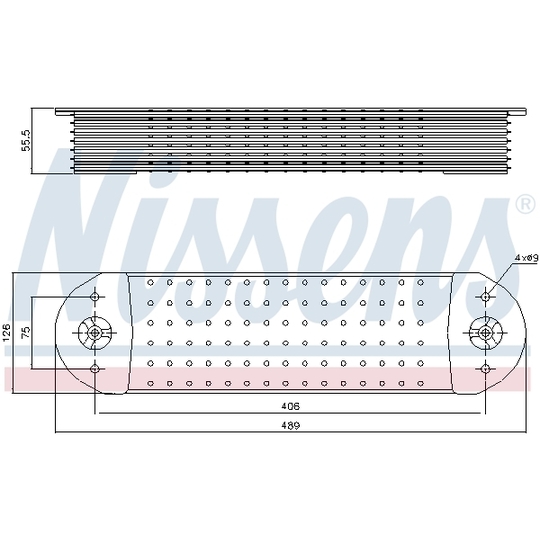 90766 - Oil Cooler, engine oil 