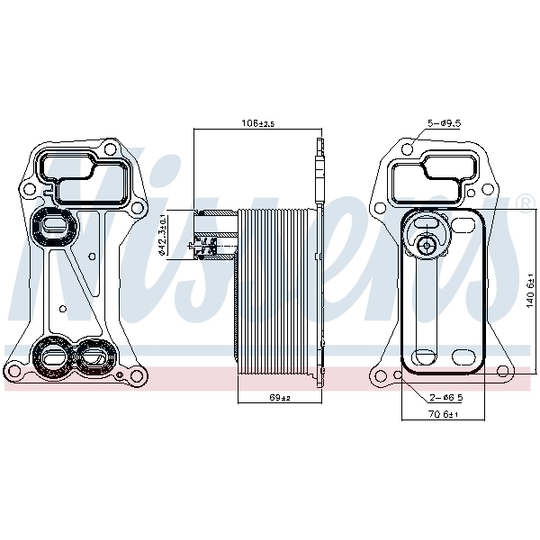 90901 - Oil Cooler, engine oil 