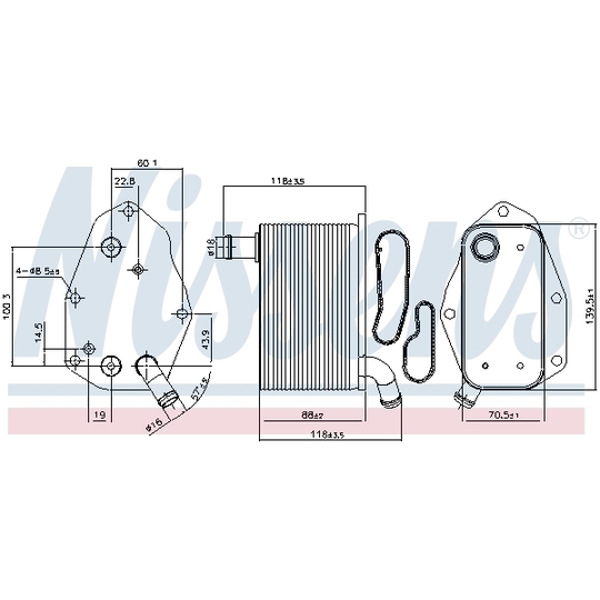 91159 - Õliradiaator, mootoriõli 