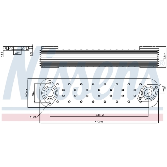 91132 - Oil Cooler, engine oil 