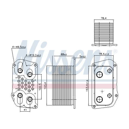 91259 - Õliradiaator, mootoriõli 