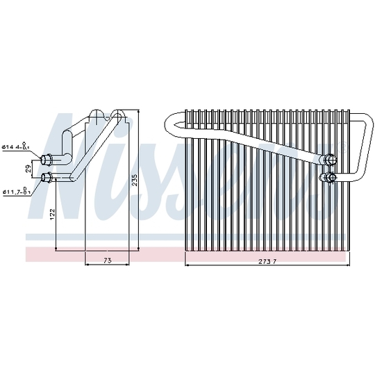 92301 - Evaporator, air conditioning 