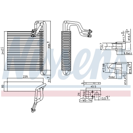 92336 - Evaporator, air conditioning 