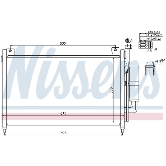 940033 - Condenser, air conditioning 