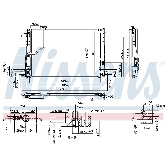 940035 - Condenser, air conditioning 