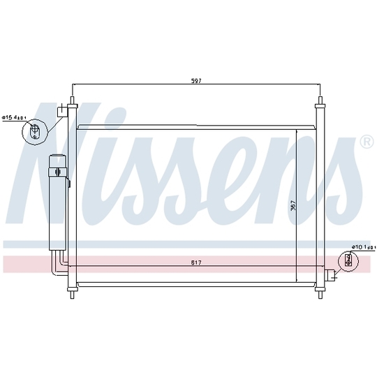 940064 - Condenser, air conditioning 