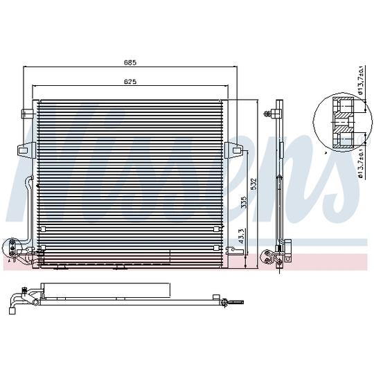 940066 - Condenser, air conditioning 