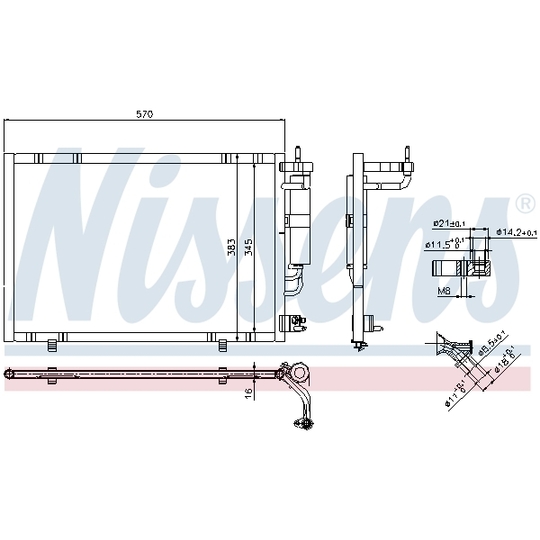 940277 - Condenser, air conditioning 