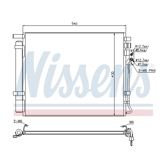 940272 - Condenser, air conditioning 