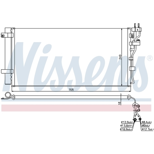 940260 - Condenser, air conditioning 