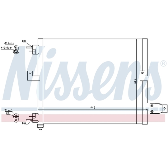 94036 - Condenser, air conditioning 