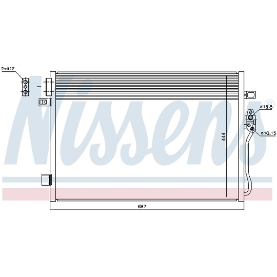 940379 - Condenser, air conditioning 