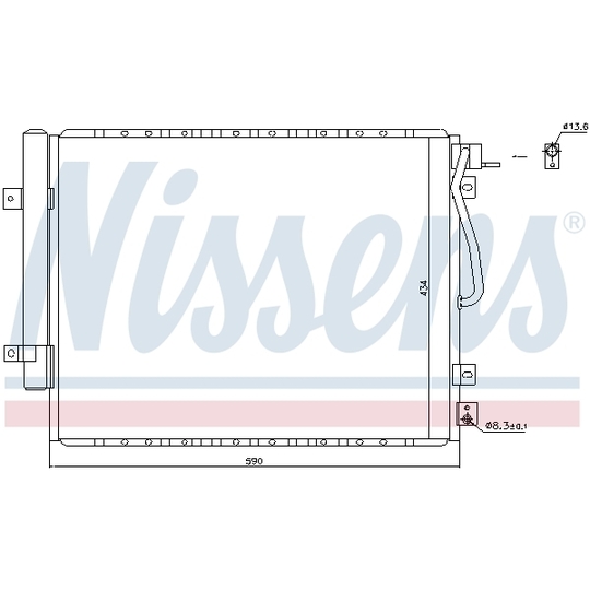 940436 - Condenser, air conditioning 