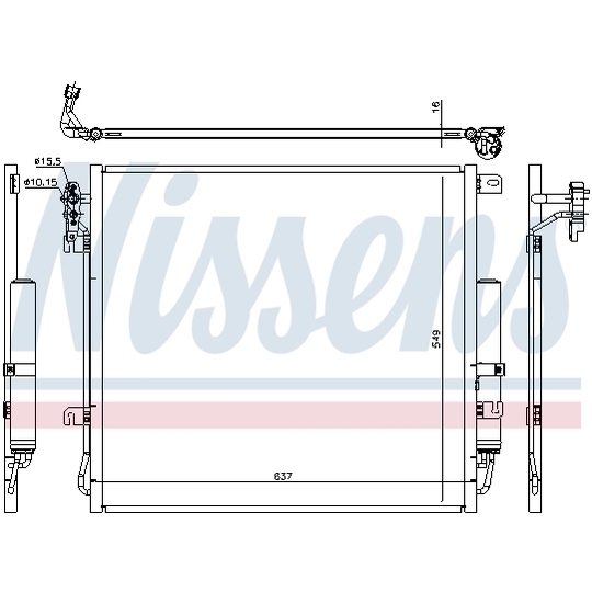 940485 - Condenser, air conditioning 