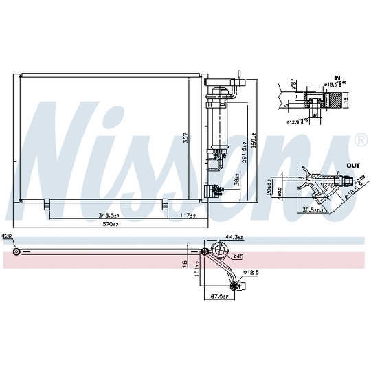 940524 - Condenser, air conditioning 