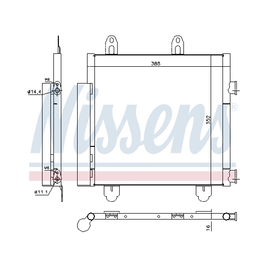 940522 - Condenser, air conditioning 